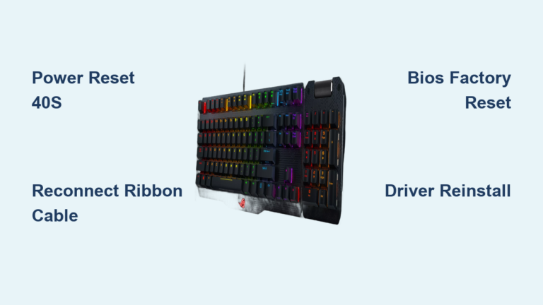 How to Fix ASUS ROG Keyboard Not Working