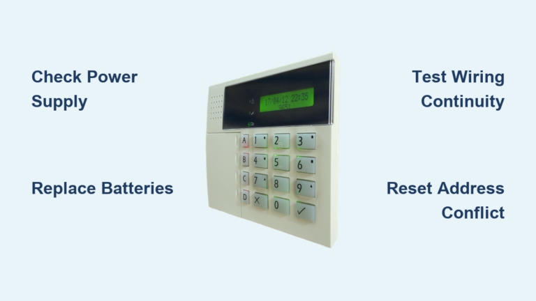 How to Fix Alarm Keypad Not Working