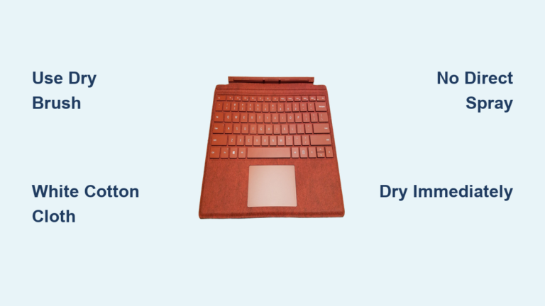 How to Clean Alcantara Keyboard