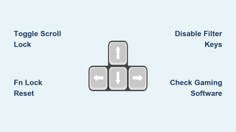 How to Unlock Arrow Keys on Keyboard