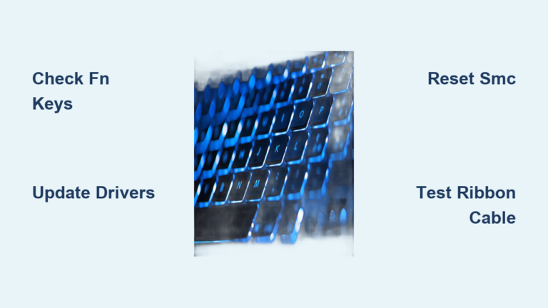 How to Fix Backlit Keyboard Not Working