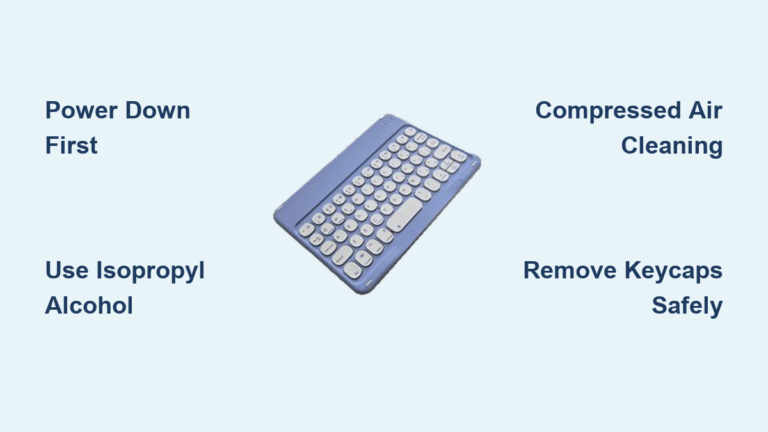 How to Clean Bluetooth Keyboard: Quick Guide