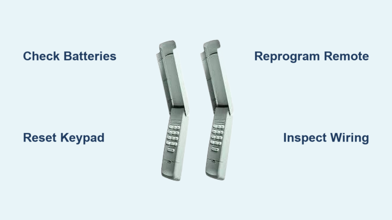 Fix Chamberlain LiftMaster Keypad Not Working