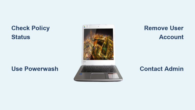 How to Remove Admin Account from Chromebook