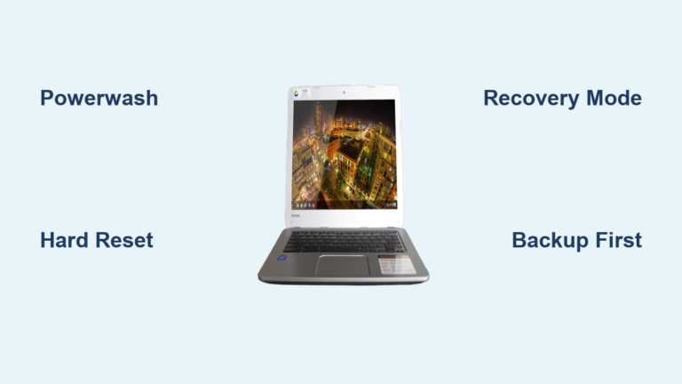 How to Reset a Chromebook: Quick Steps