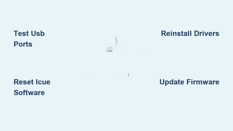 Fix Corsair Keyboard RGB Not Working Issue