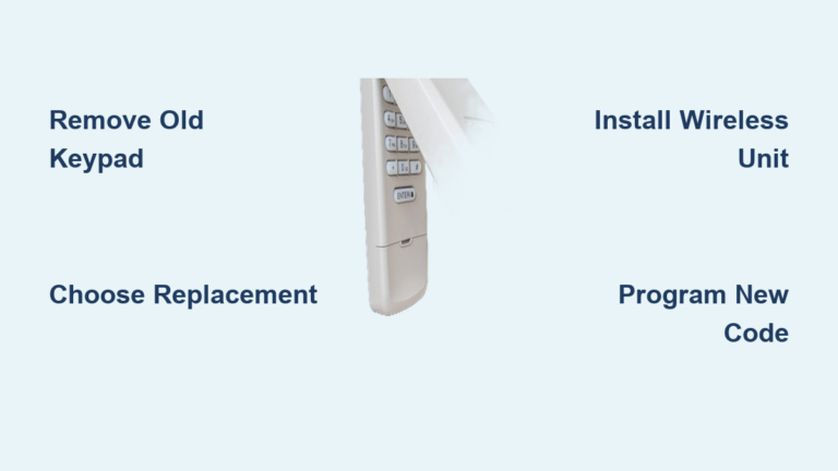 How to Change Garage Door Keypad