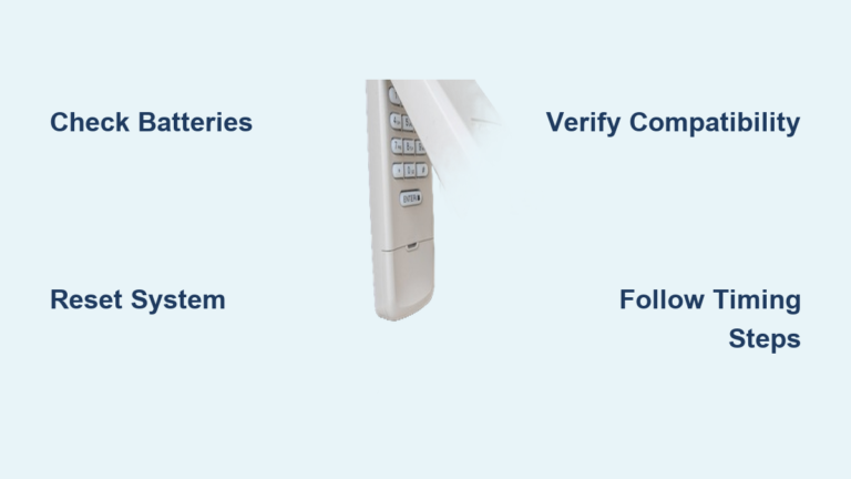 How to Fix Garage Door Keypad Not Programming