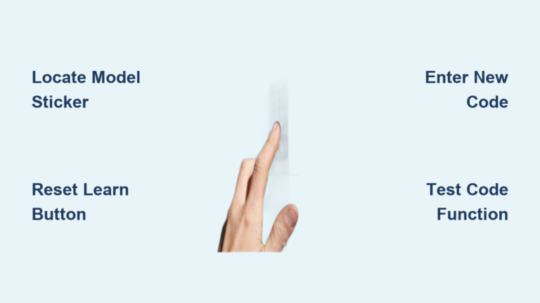 How to Reset Garage Keypad – Easy Steps