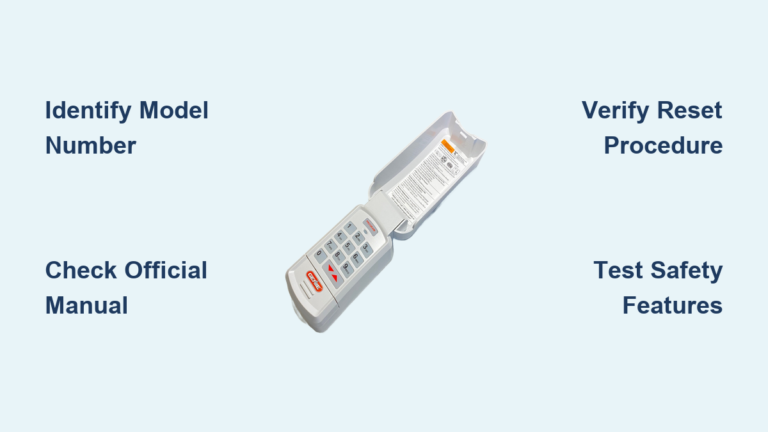 Genie Keypad Reset Not Working? Fix It Fast