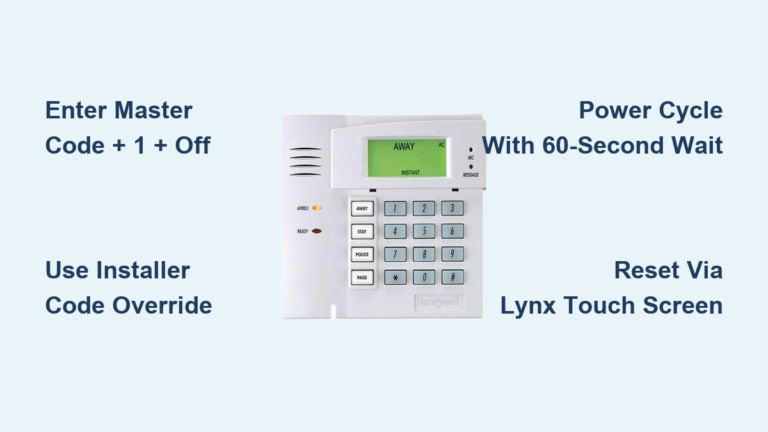 How to Unlock Honeywell Alarm Keypad