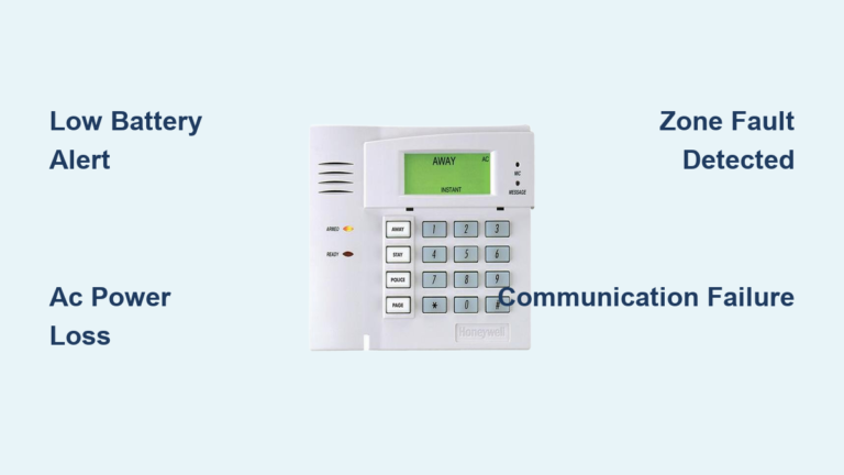 How to Stop Honeywell Alarm Keypad Beeping