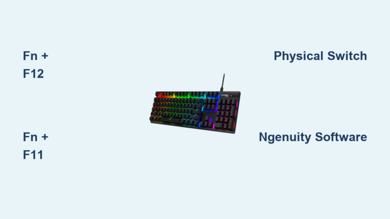 How to Unlock Windows Key on HyperX Keyboard