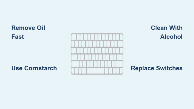 How to Remove Oil from Keyboard: Quick Cleaning Tips