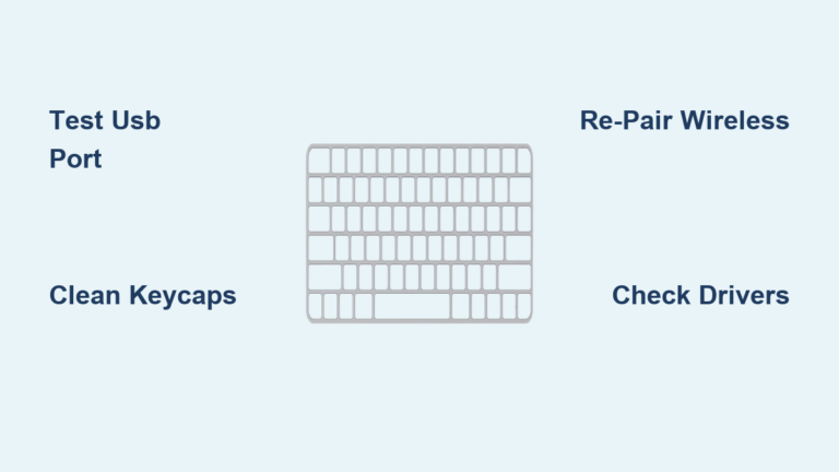 How to Fix a Malfunctioning Keyboard