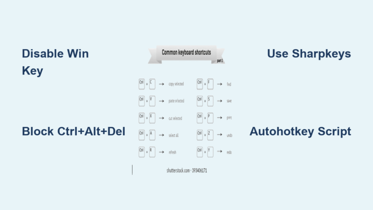 How to Disable Keyboard Hotkeys