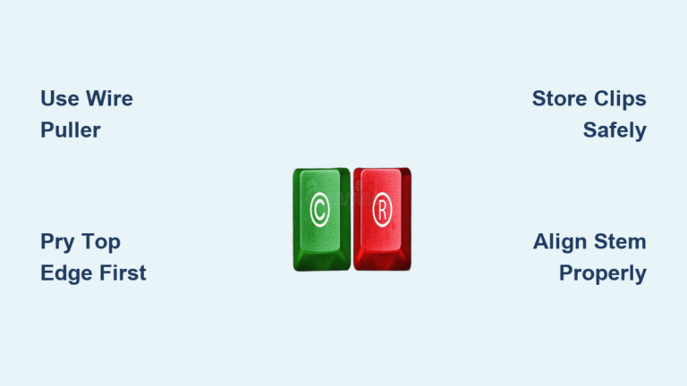 How to Remove Keyboard Keys Safely