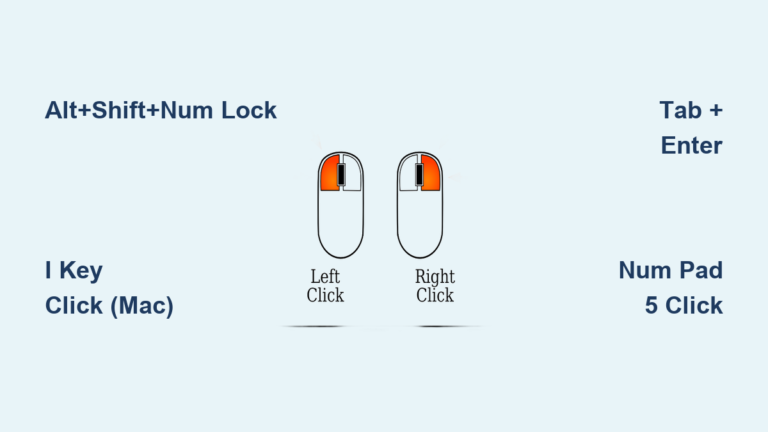 How to Left Click Using Keyboard: Easy Guide