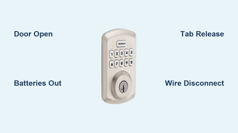 How to Remove Kwikset Keypad Deadbolt