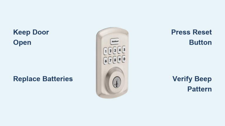 How to Reset Keypad Door Lock: Quick Steps