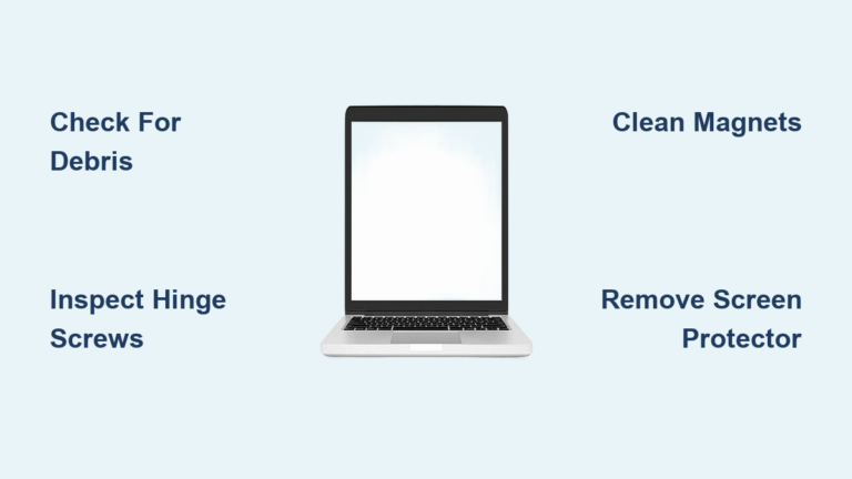 Fix Laptop Lid Not Closing Properly