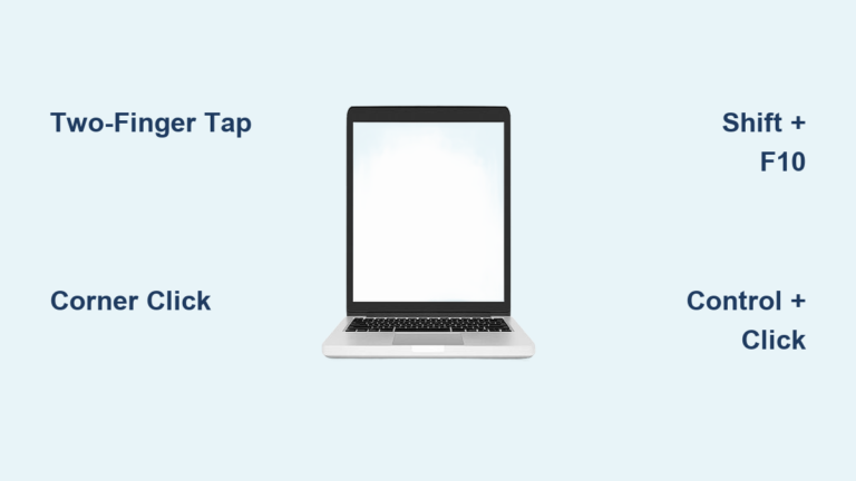How to Right Click on a Laptop