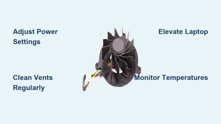 How to Turn Off Laptop Fan