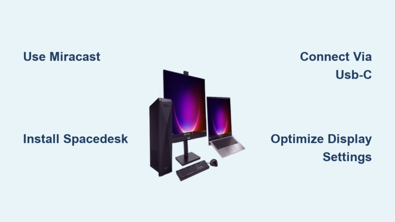 How to Use Laptop as Monitor
