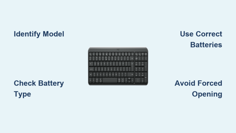 How to Replace Logitech Keyboard Battery