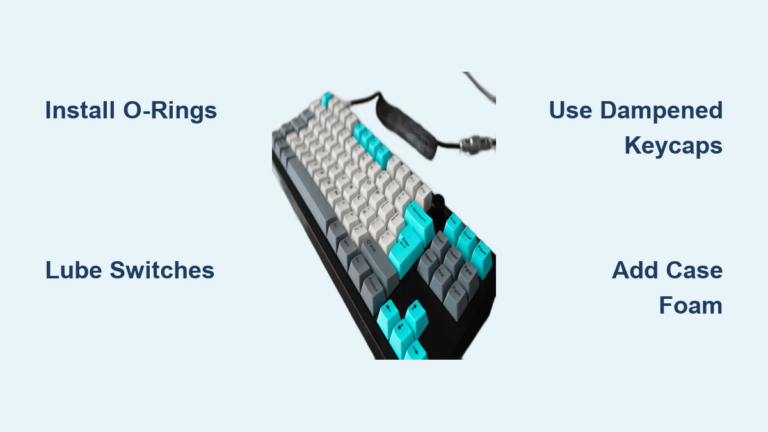 How to Make a Mechanical Keyboard Quiet: 5 Easy Tips