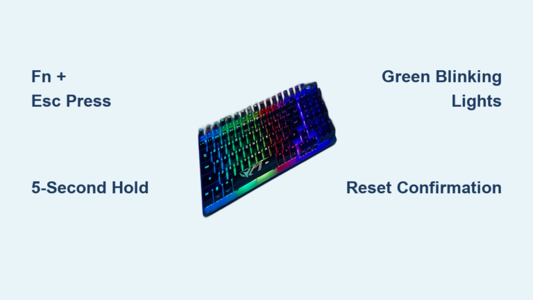 How to Reset ROG Keyboard: Quick Steps