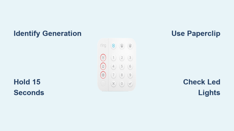 How to Reset Ring Alarm Keypad: Quick Steps