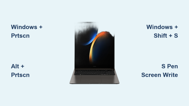 How to Screenshot on Samsung Laptop