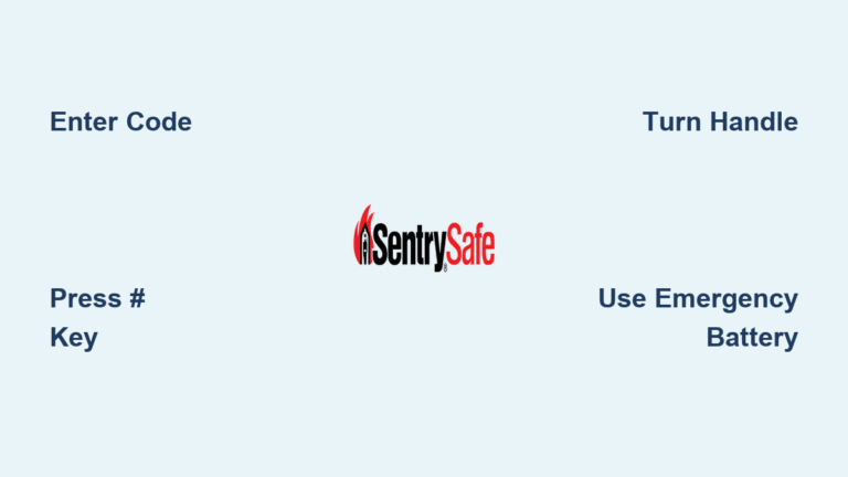 How to Open Keypad Sentry Safe: Quick Steps