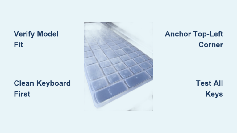 How to Install Silicone Keyboard Cover