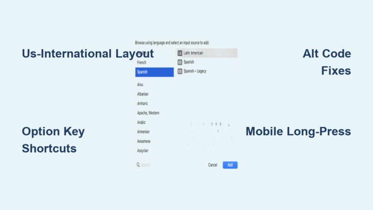 How to Type Spanish Accents on Keyboard