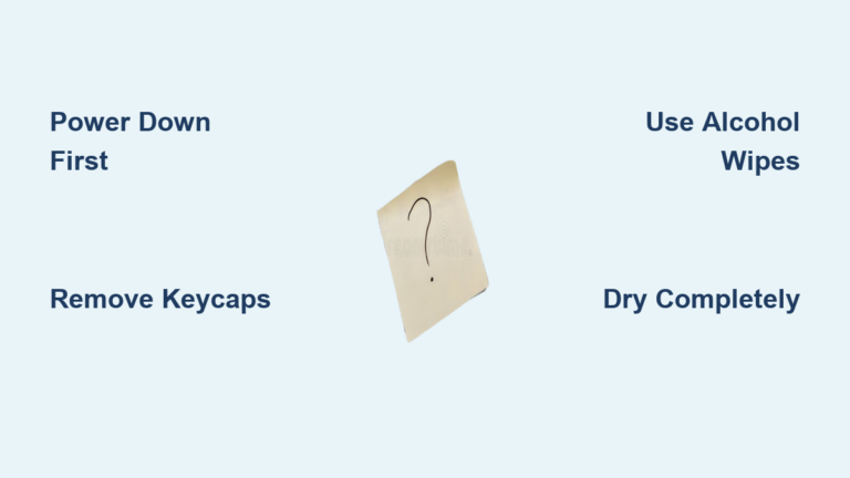 How to Clean a Sticky Keyboard: Quick Steps