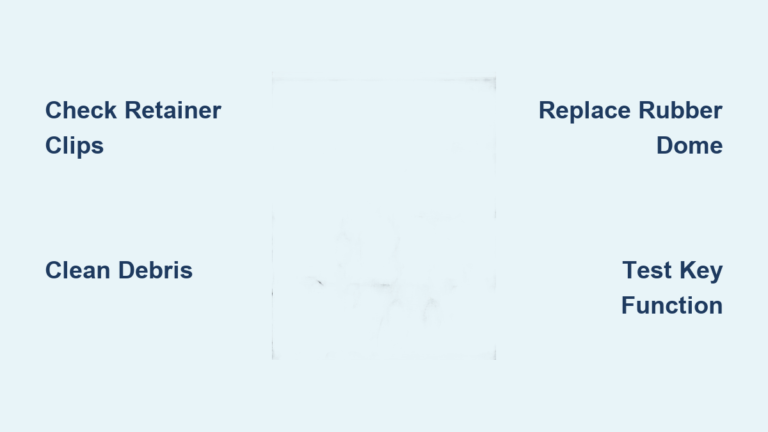 How to Fix Sunken Keyboard Keys