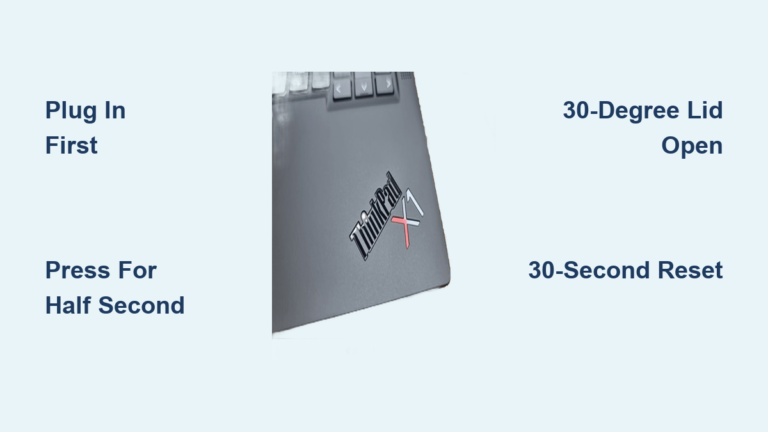 How to Turn On a ThinkPad Laptop