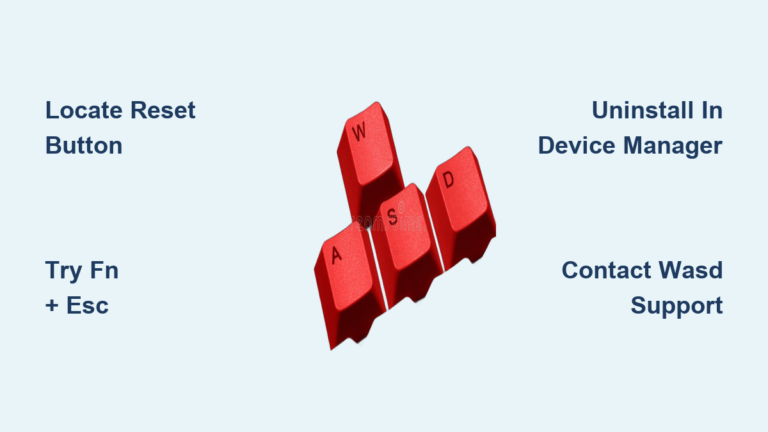 How to Reset WASD Keyboard – Quick Guide