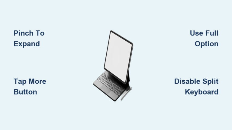 How to Fix Floating Keyboard on iPad