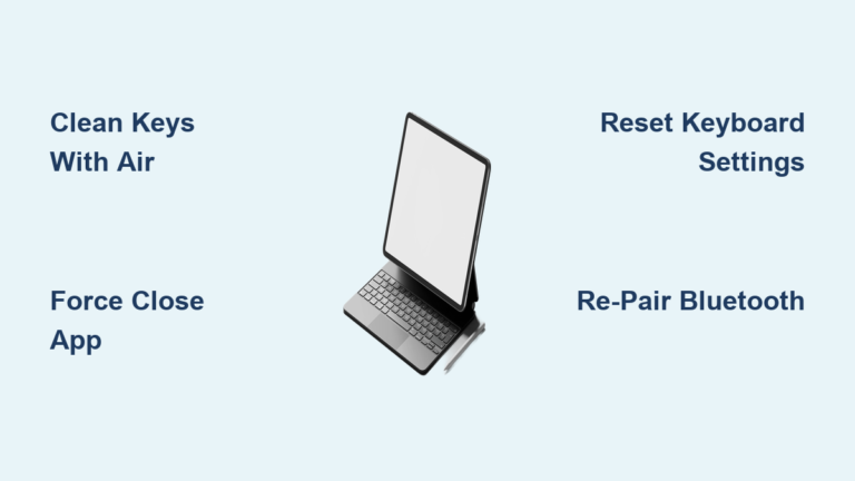 How to Fix iPad Keyboard Issues